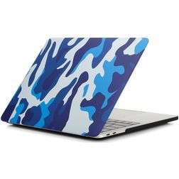 Mobigear Design MacBook Pro 14 Zoll (2021-2026) Hardcase Hülle MacBook Case - Sea Camauflage - Model A2442 / A2779 / A2918 / A2992 / A3401 / A3112 / A3434 / A3427 / A3426