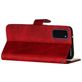 Mobigear Zipper Samsung Galaxy S20 Hülle Klapphülle Geldbörse - Rot