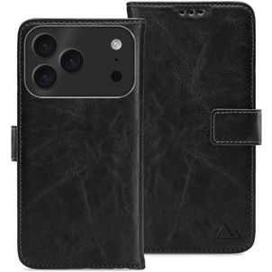 My Style Flex Wallet iPhone 17 Pro Max Hülle Klapphülle Geldbörse - Schwarz