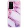 Mobigear Marble Huawei P40 Hülle Flexibles TPU Backcover - Lila