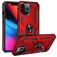 Mobigear Armor Ring iPhone 14 Pro Max Hülle Hardcase Backcover Stoßfest mit Ringhalter - Rot