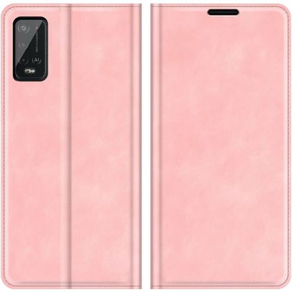 Mobigear Retro Slim Wiko Power U20 Hülle Klapphülle Geldbörse - Pink
