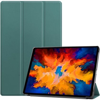 Mobigear Tri-Fold Lenovo Tab P11 Pro Gen 1 Hülle Klapphülle - Grün