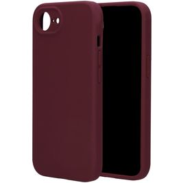 Mobiparts iPhone 16e Silikon Hülle Backcover - Plum Red