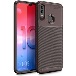 Mobigear Racing Samsung Galaxy M31 Hülle Flexibles TPU Backcover - Braun