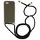 Mobigear Lanyard iPhone 8 Flexibles TPU Handykette - Grün
