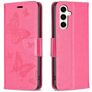 Mobigear Butterfly Samsung Galaxy S23 FE Hülle Klapphülle Geldbörse - Magenta