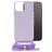 Mobilize Lanyard Gelly iPhone 14 Pro Flexibles TPU Handykette - Pastel Purple
