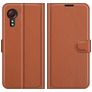Mobigear Classic Samsung Galaxy Xcover 5 Hülle Klapphülle Geldbörse - Cognac