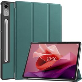 Mobigear Tri-Fold Lenovo Tab P12 Hülle Klapphülle - Grün