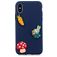 Mobigear Design iPhone XS Max Hülle Flexibles TPU Backcover - Kaninchen und Möhre