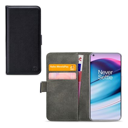 Mobilize Classic Gelly Wallet OnePlus Nord CE 5G Hülle Klapphülle Geldbörse - Schwarz