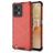 Mobigear Honeycomb Realme C31 Hülle Hardcase Backcover Stoßfest - Rot