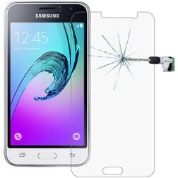 Mobigear Samsung Galaxy J1 (2016) Panzerglas Gehärtetes Glas Displayschutz - Hüllenfreundlich