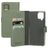 Mobiparts Classic Wallet Samsung Galaxy A42 Hülle Klapphülle Geldbörse - Stone Green