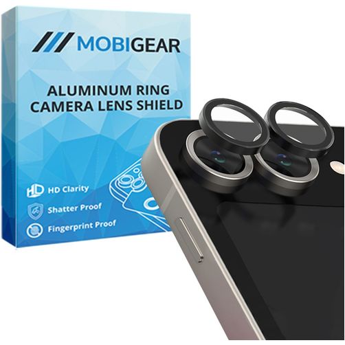 Mobigear Single Samsung Galaxy Z Flip 6 Panzerglas Gehärtetes Glas Kameralinsen Schutz - Hüllenfreundlich - Schwarz