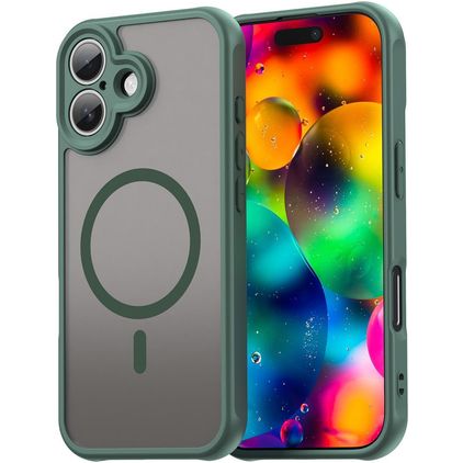 Mobigear Shockproof iPhone 18 MagSafe Hülle Hardcase Backcover - Grün