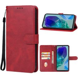 Mobigear Wallet Samsung Galaxy M55 Hülle Klapphülle Geldbörse - Rot