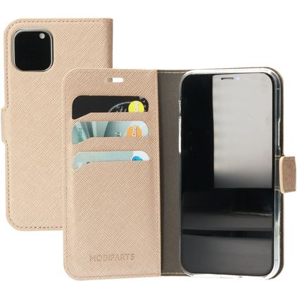 Mobiparts Saffiano Wallet iPhone 11 Pro Hülle Klapphülle Geldbörse - Copper
