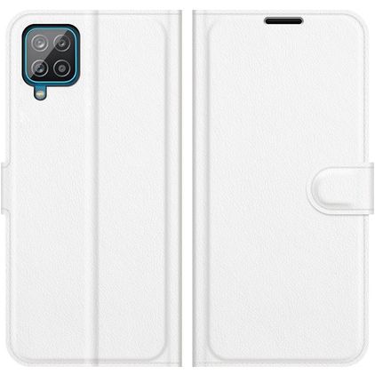 Mobigear Classic Samsung Galaxy A22 4G Hülle Klapphülle Geldbörse - Weiß