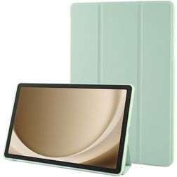Mobigear Tri-Fold Gel Samsung Galaxy Tab A9 Plus (2023) Hülle TPU,Kunstleder Klapphülle - Grün