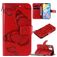 Mobigear Butterfly iPhone 12 Mini Hülle Klapphülle Geldbörse - Rot
