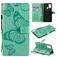 Mobigear Butterfly OPPO A53s Klapphülle Portemonnaie - Türkis