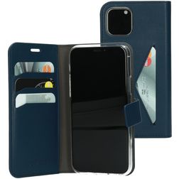 Mobiparts Classic Wallet iPhone 11 Pro Hülle Klapphülle Geldbörse - Blau