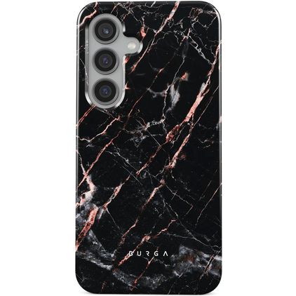Burga Tough Samsung Galaxy S24 Hülle Hardcase Backcover Stoßfest - Rose Gold Marble