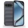 Mobigear Bumpy Google Pixel 10 Pro Hülle Flexibles TPU Backcover - Grau