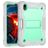 Mobigear ShieldStand iPad Mini 6 (2021) Hülle Kunststoff,Silikon Backcover + Stifthalter + Ständer - Grau / Türkis