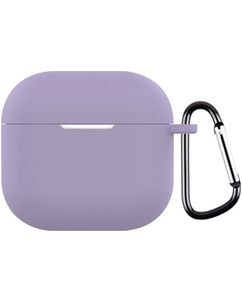 Mobigear Colors Apple AirPods 4 Hülle Flexibles Silikon - Lila
