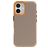 Mobigear Crystal iPhone 16 Hülle Hardcase Backcover - Orange