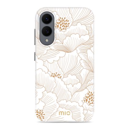 MIO Samsung Galaxy S25 Edge MagSafe Hülle Hardcase Backcover - White Roses