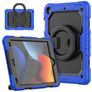 Mobigear RingGuard iPad 9 (2021) Hülle Kunststoff,Silikon Backcover + Ständer - Blau