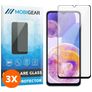 Mobigear Premium Samsung Galaxy A24 Panzerglas Displayschutz - Hüllenfreundlich - Schwarz (3er Pack)