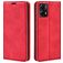 Mobigear Retro Slim Motorola Moto E13 Hülle Klapphülle Geldbörse - Rot