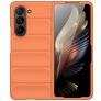 Mobigear Bumpy Samsung Galaxy Z Fold 5 Hülle Flexibles TPU Backcover - Orange