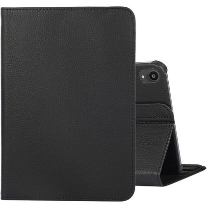 Mobigear DuoStand iPad Mini 6 (2021) Hülle Drehbare Klapphülle - Schwarz