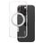 CARE by PanzerGlass Feature Case iPhone 16 Pro MagSafe Hülle Hardcase Backcover - Transparent / Silber