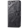 Mobigear Butterfly iPhone 11 Hülle Klapphülle Geldbörse - Schwarz