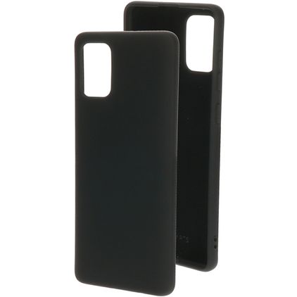 Mobiparts Samsung Galaxy A71 Silikon Backcover - Schwarz