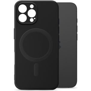 My Style Protective Flex iPhone 16 Pro Max MagSafe Hülle Flexibles TPU Backcover - Schwarz