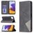 Mobigear Rhombus Slim Samsung Galaxy A22 5G Hülle Klapphülle - Schwarz
