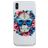 Mobigear Design iPhone XS Max Hülle Flexibles TPU Backcover - Skull