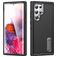 Mobigear Rugged Stand Samsung Galaxy S23 Ultra Hülle Hardcase Backcover Stoßfest mit Ständer - Schwarz