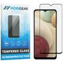 Mobigear Premium Samsung Galaxy A12 Panzerglas Displayschutz - Hüllenfreundlich - Schwarz