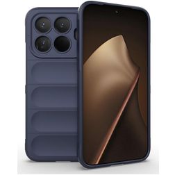 Mobigear Bumpy Xiaomi 15T Pro Hülle Flexibles TPU Backcover - Dunkelblau