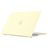 Mobigear Cream Matte MacBook Air 15 Zoll (2023-2026) Hardcase Hülle MacBook Case - Gelb - Model A2941 / A3114 / A3241 / A3448