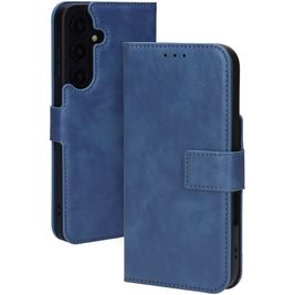 Mobiparts Classic Wallet Samsung Galaxy S25 FE Hülle Klapphülle - stahlblau